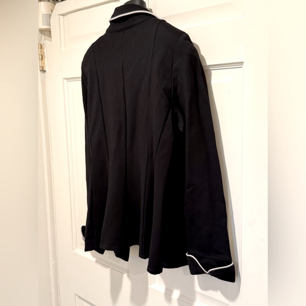 Joseph Ribkoff EUC Size 8 Amazing Classic Joseph Black Military Style Jacket - Picture 13 of 14